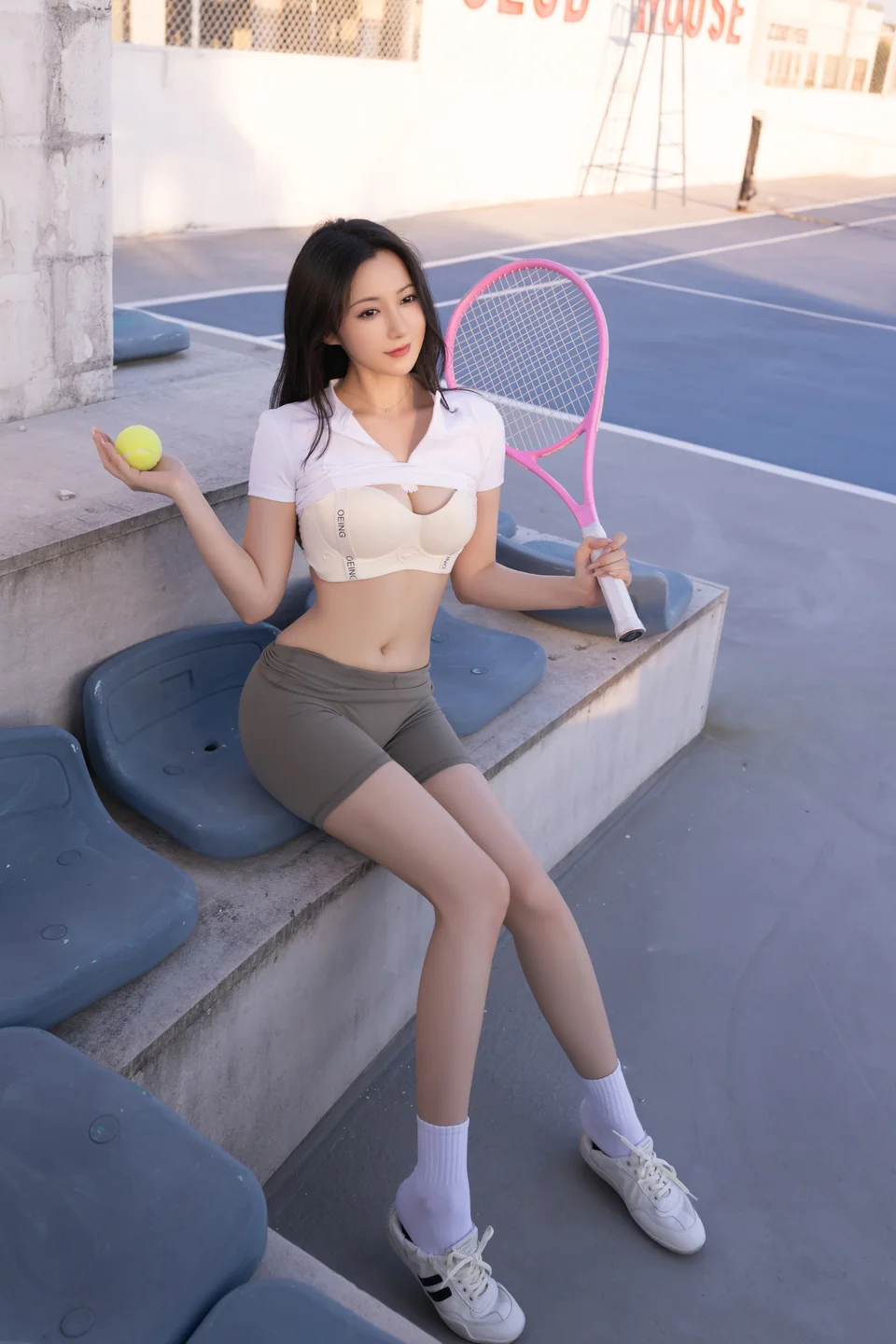 鱼子酱Fish - 网球场 [120P-1.09GB] tg@simisebaisi 【丝足阁】038.webp